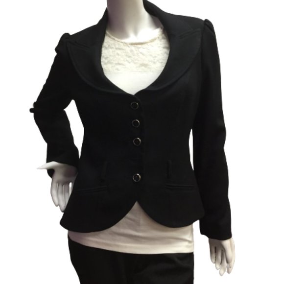 La Chateau Petite Size SP Black Blazer - Picture 1 of 8